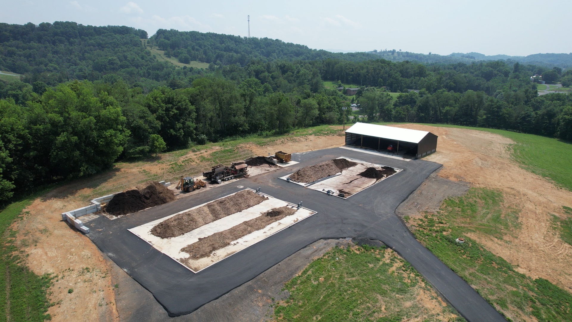 BioSolids composting facility in Marion